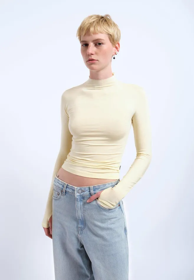 Aria Top 8211 Light Yellow Light Yellow Women Dr Denim Longsleeves