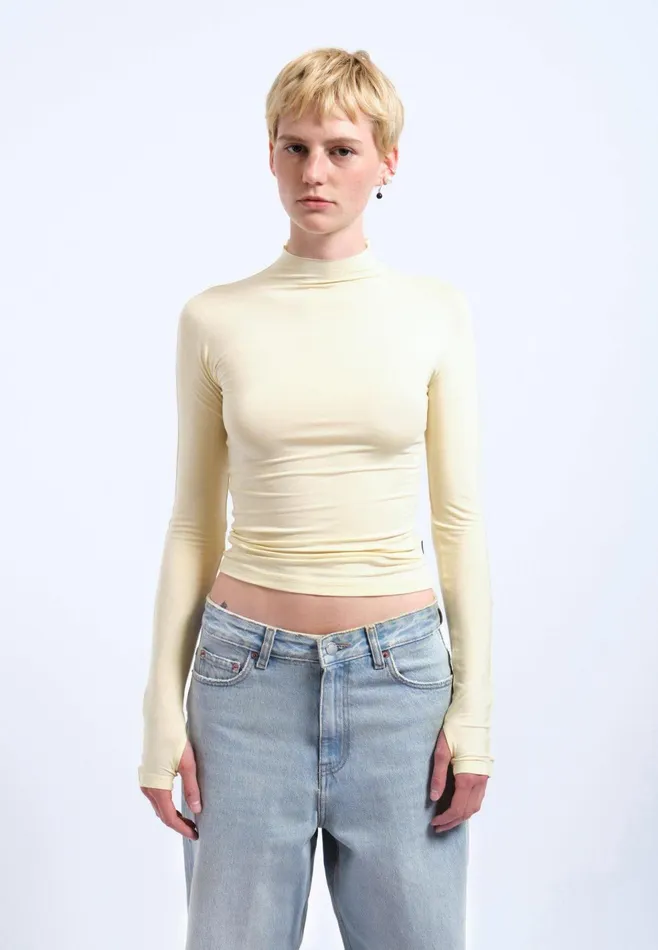 Aria Top 8211 Light Yellow Light Yellow Women Dr Denim Longsleeves