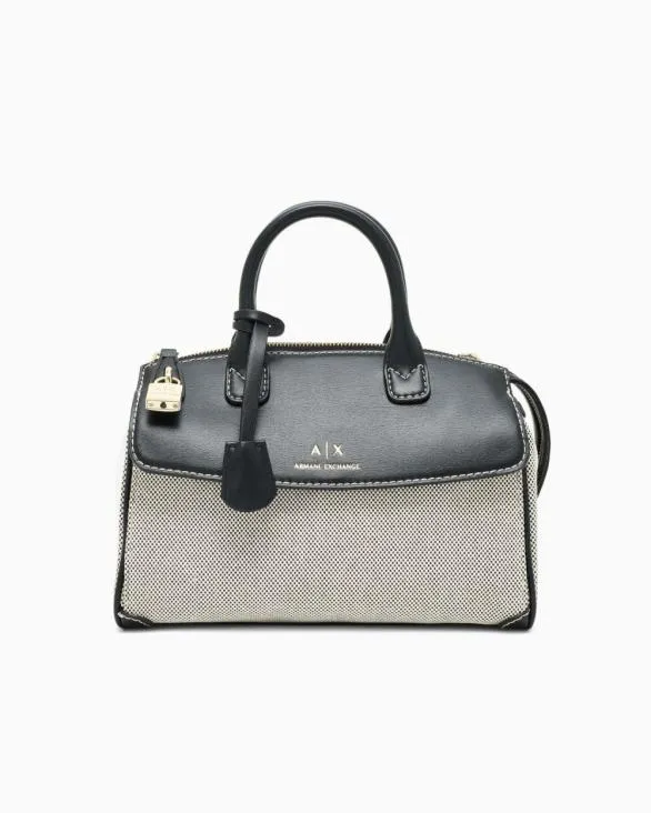 ASV Handbag Trunk Black Women Armani Handbags