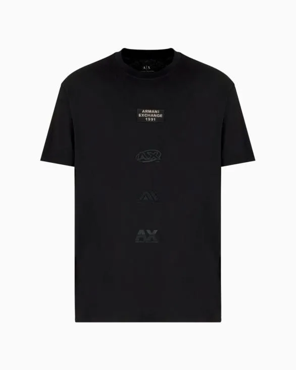 ASV Regular Fit TShirt Black Men Armani TShirts