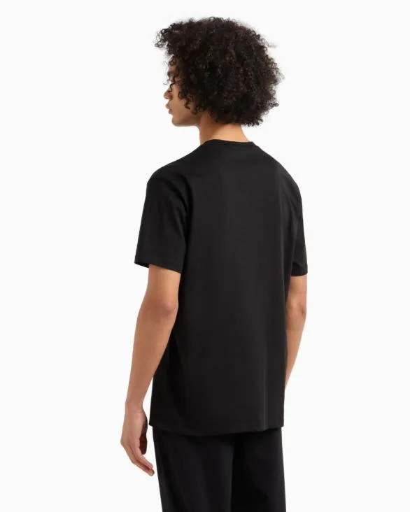ASV Regular Fit TShirt Black Men Armani TShirts ASV Regular Fit TShirt Black Men Armani TShirts
