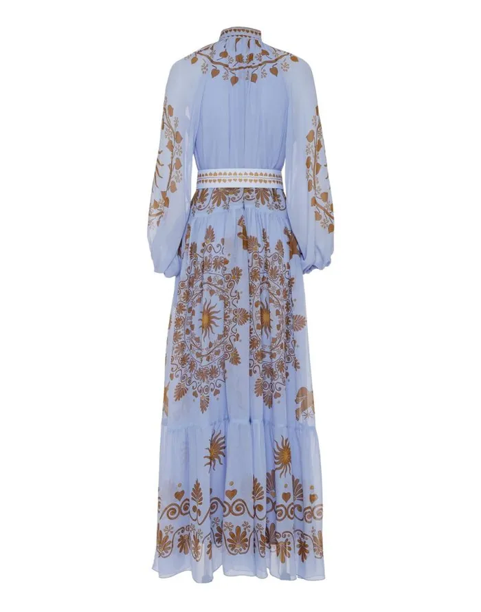 Athena Dress Olympus Place Light Blue Women La Double J Dresses Athena Dress Olympus Place Light Blue Women La Double J Dresses