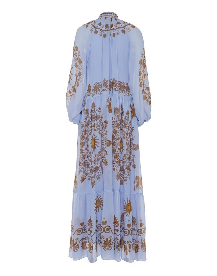 Athena Dress Olympus Place Light Blue Women La Double J Dresses Athena Dress Olympus Place Light Blue Women La Double J Dresses