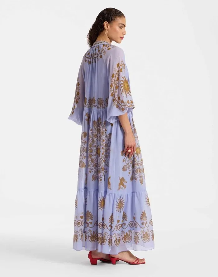 Athena Dress Olympus Place Light Blue Women La Double J Dresses Athena Dress Olympus Place Light Blue Women La Double J Dresses