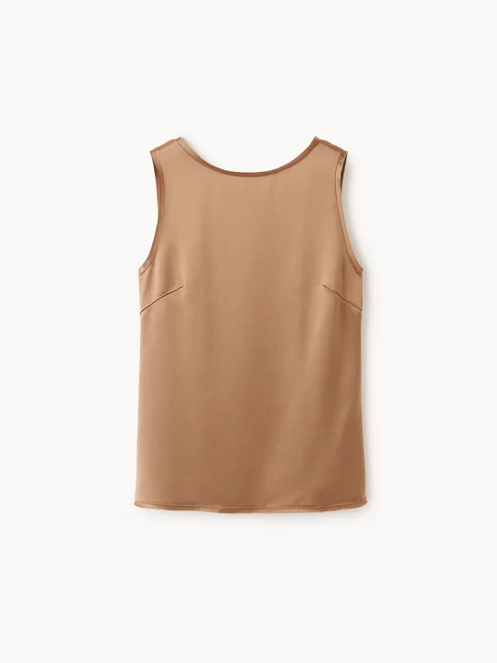 Aubri Top Tobacco Brown Women By Malene Birger Tops and Blouses