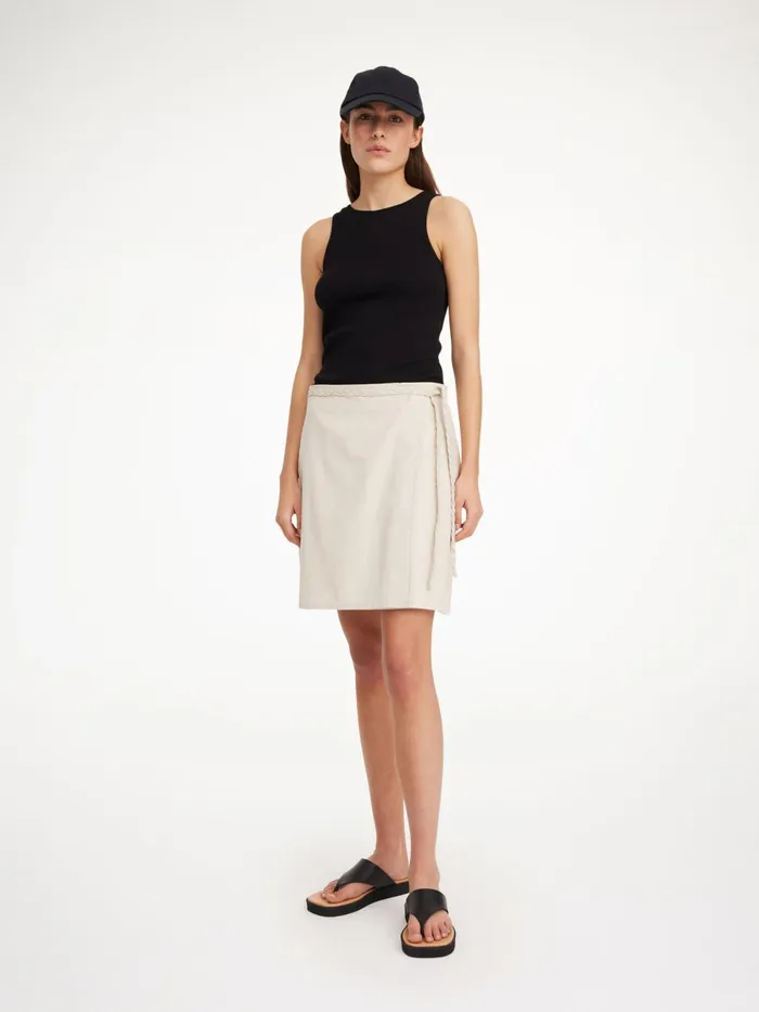 Auree Mini Skirt Wood Women By Malene Birger Skirts