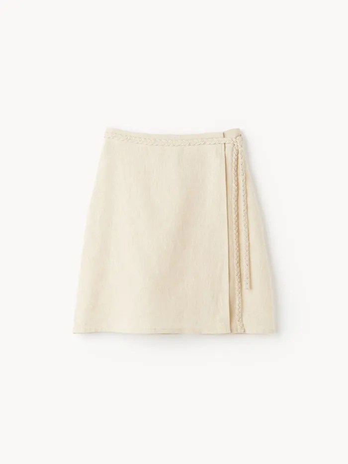 Auree Mini Skirt Wood Women By Malene Birger Skirts