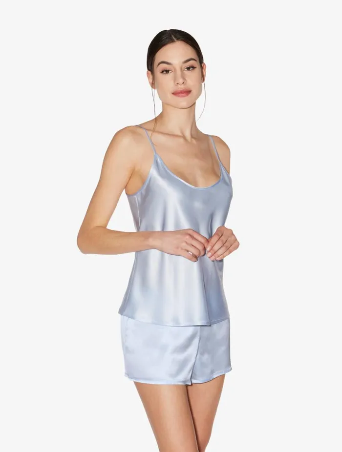 Azure Silk Pajama Shorts Sleepwear La Perla Pajamas