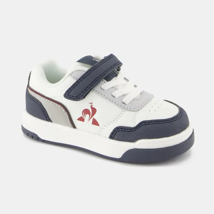 Baby And Toddler Kids Le Coq Sportif CHAUSSURES BB Shoes LCS COURT BREAKER INF Kids Optical White Dark Slate