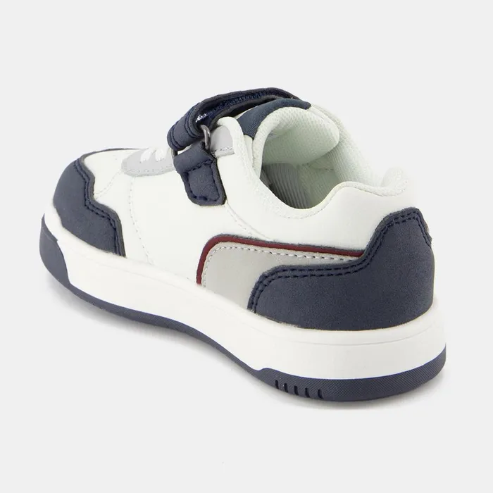 Baby And Toddler Kids Le Coq Sportif CHAUSSURES BB Shoes LCS COURT BREAKER INF Kids Optical White Dark Slate