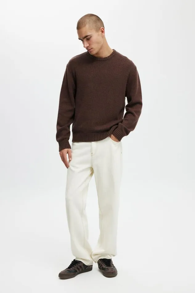 Baggy Jean Ecru Men Cotton On Pants