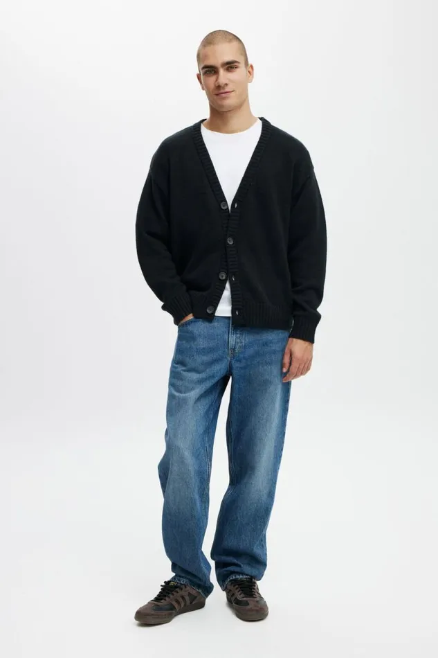 Baggy Jean Shock Blue Men Cotton On Pants