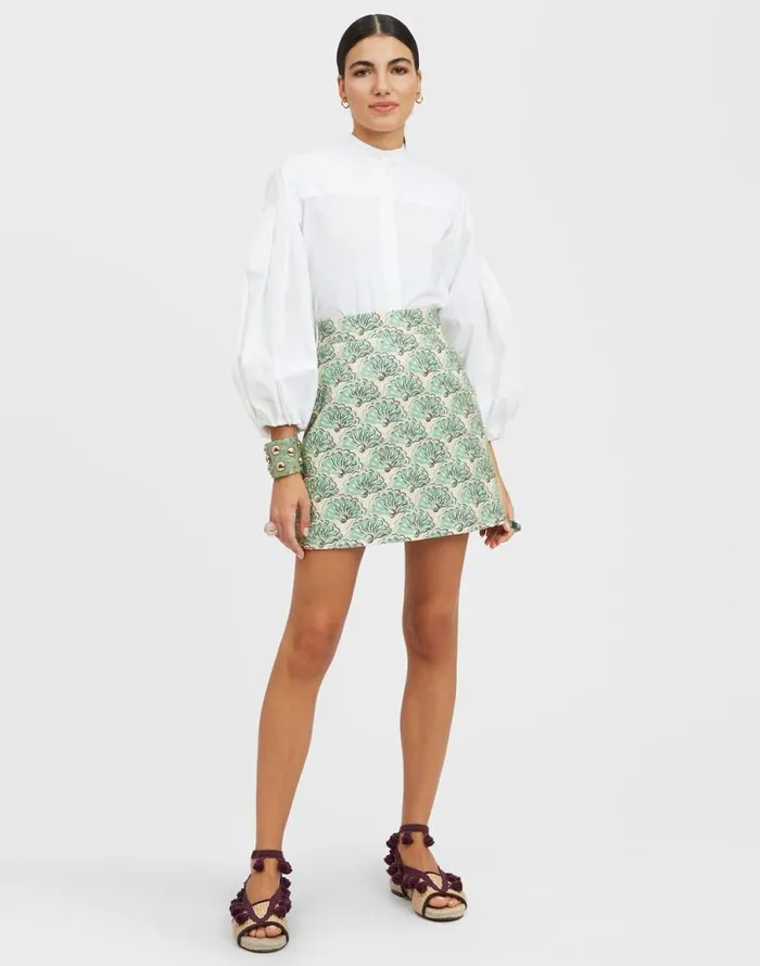 Baia Mini Skirt Fans Mint Women La Double J Skirts
