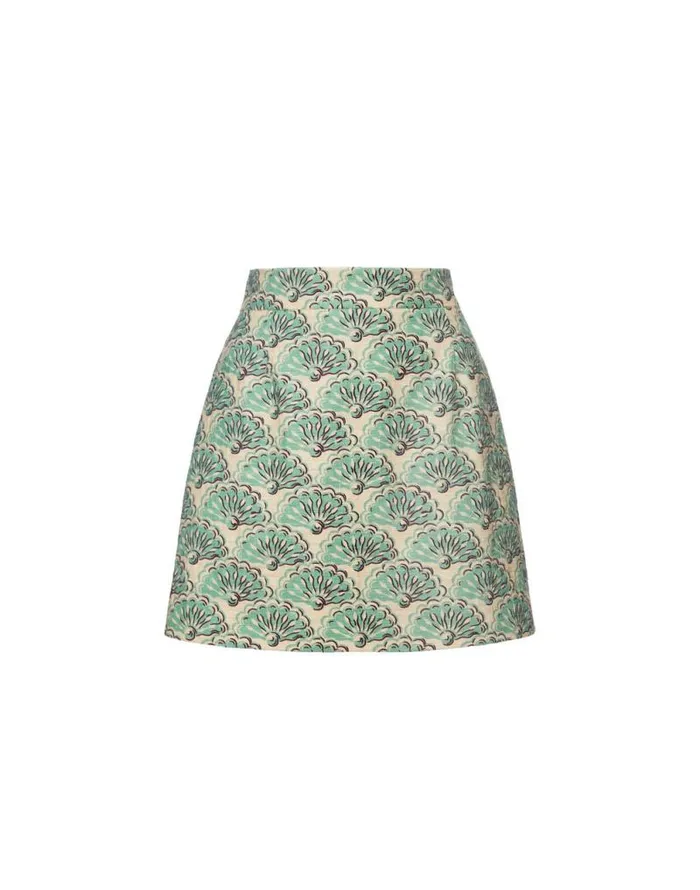 Baia Mini Skirt Fans Mint Women La Double J Skirts Baia Mini Skirt Fans Mint Women La Double J Skirts