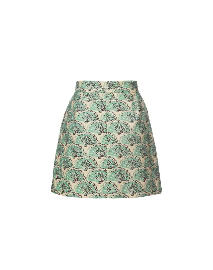 Baia Mini Skirt Fans Mint Women La Double J Skirts Baia Mini Skirt Fans Mint Women La Double J Skirts