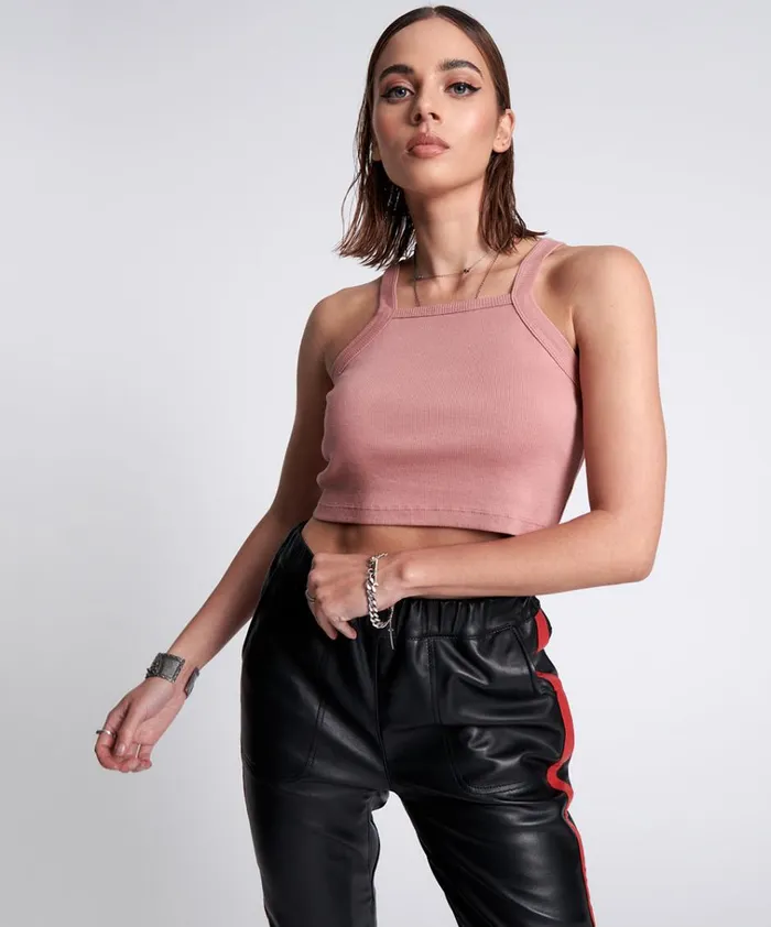 BAMBOO LOGO RALLY TANK Women One Teaspoon Tees and Tanks