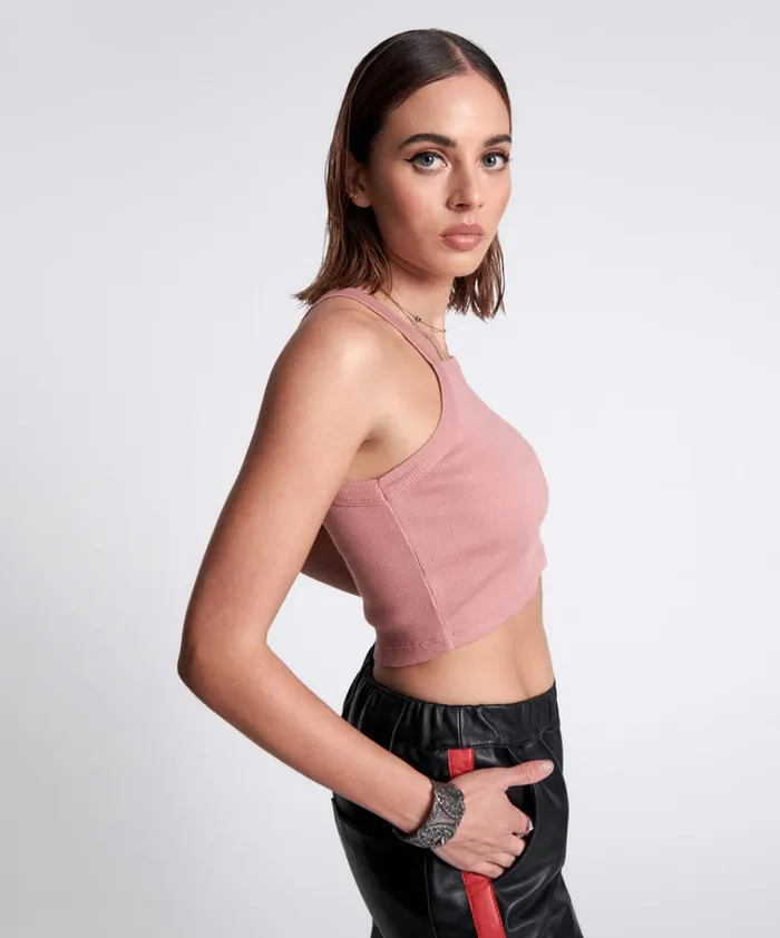 BAMBOO LOGO RALLY TANK Women One Teaspoon Tees and Tanks BAMBOO LOGO RALLY TANK Women One Teaspoon Tees and Tanks