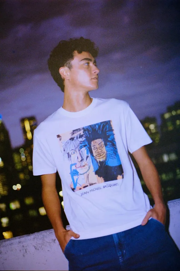Basquiat Loose Fit TShirt Lcn Bsq Vintage Whitedos Cabezas Men Cotton On Tees and Tanks Basquiat Loose Fit TShirt Lcn Bsq Vintage Whitedos Cabezas Men Cotton On Tees and Tanks