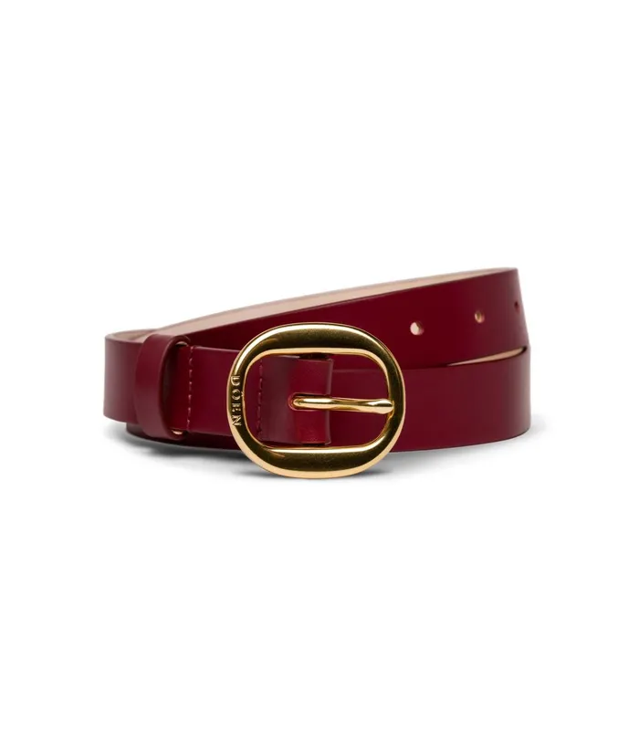 Belts Hats and Gloves Women DEN Wyatt Belt Malaga Box Calf Belts Hats and Gloves Women DEN Wyatt Belt Malaga Box Calf