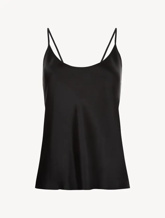 Black Silk Camisole Sleepwear La Perla Camisoles
