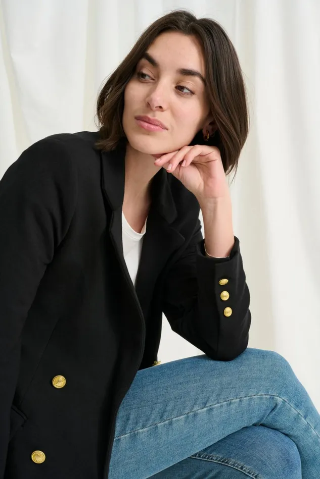 Blazers and Waistcoats Women CULTURE CUeva Blazer Black