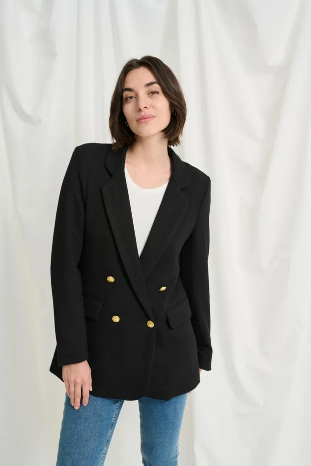 Blazers and Waistcoats Women CULTURE CUeva Blazer Black