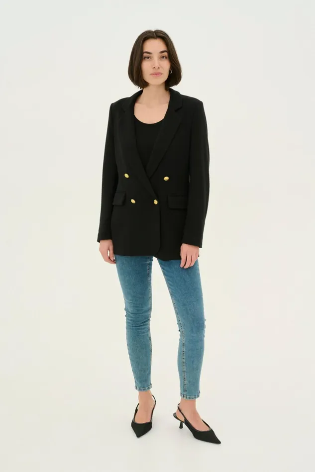 Blazers and Waistcoats Women CULTURE CUeva Blazer Black