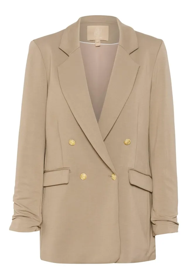 Blazers and Waistcoats Women CULTURE CUeva Blazer Timber Wolf