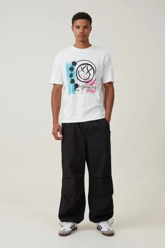 Blink 182 Loose Fit TShirt Lcn Mt Vintage Whitei Miss You Men Cotton On Tees and Tanks Blink 182 Loose Fit TShirt Lcn Mt Vintage Whitei Miss You Men Cotton On Tees and Tanks