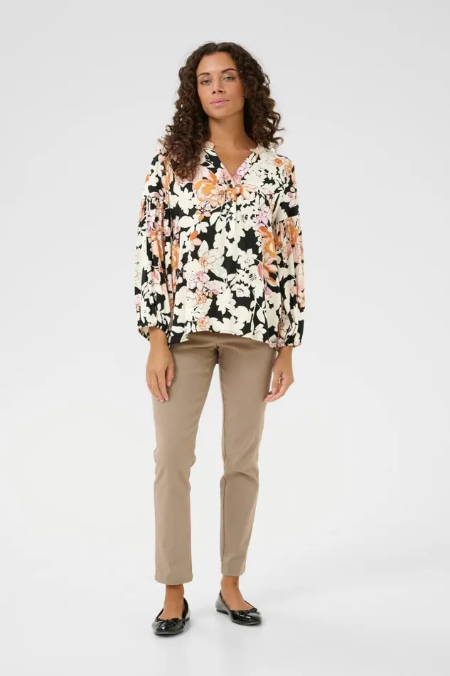 Blouses Women CULTURE CUaudrey Orangepink Flower