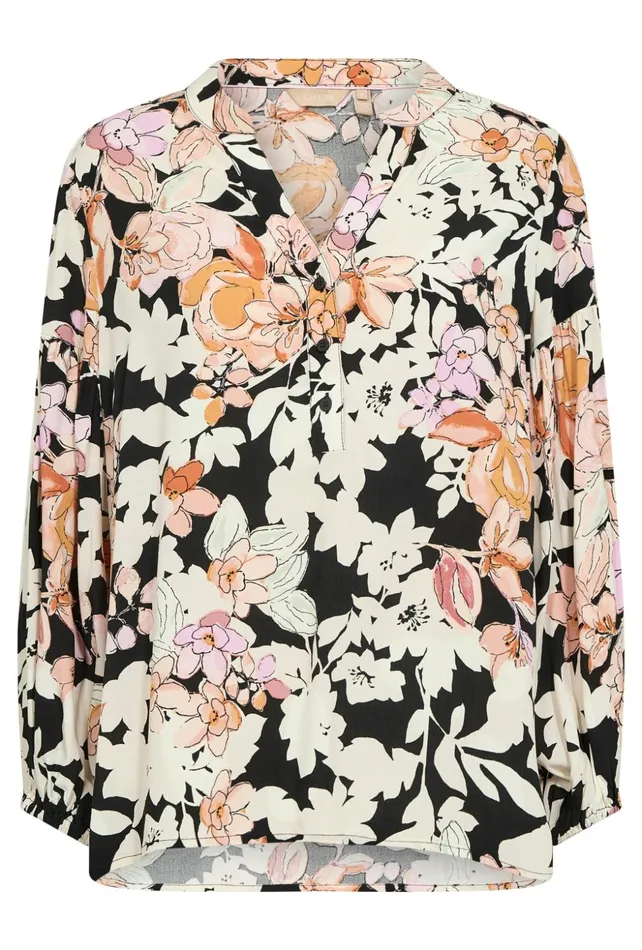 Blouses Women CULTURE CUaudrey Orangepink Flower