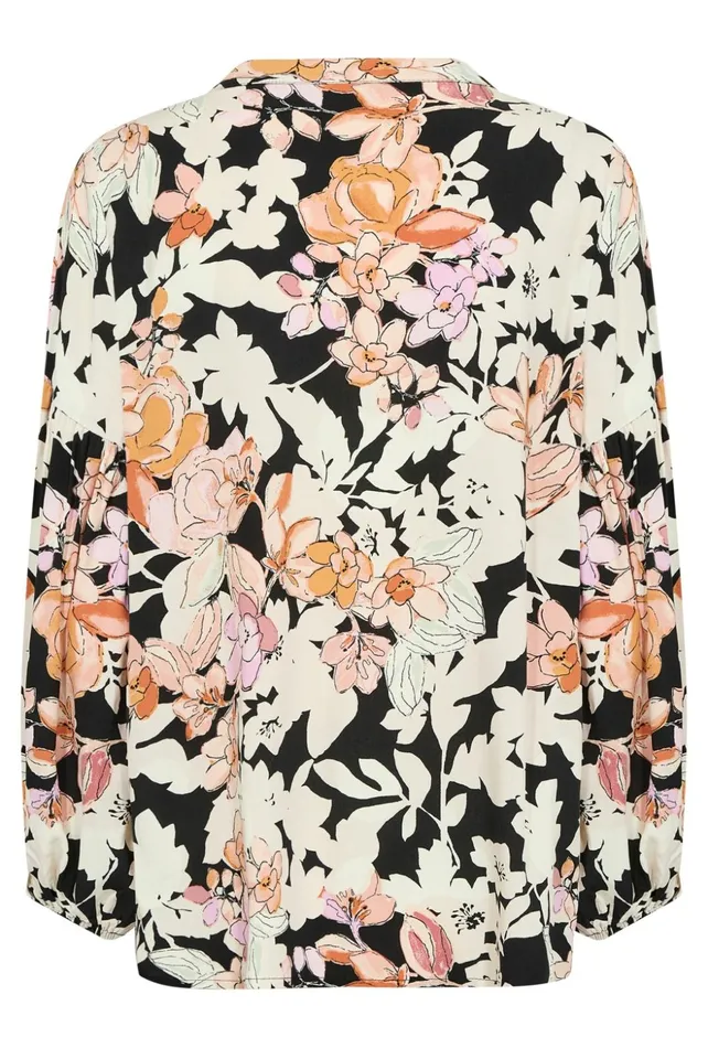 Blouses Women CULTURE CUaudrey Orangepink Flower