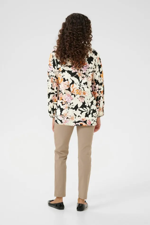 Blouses Women CULTURE CUaudrey Orangepink Flower