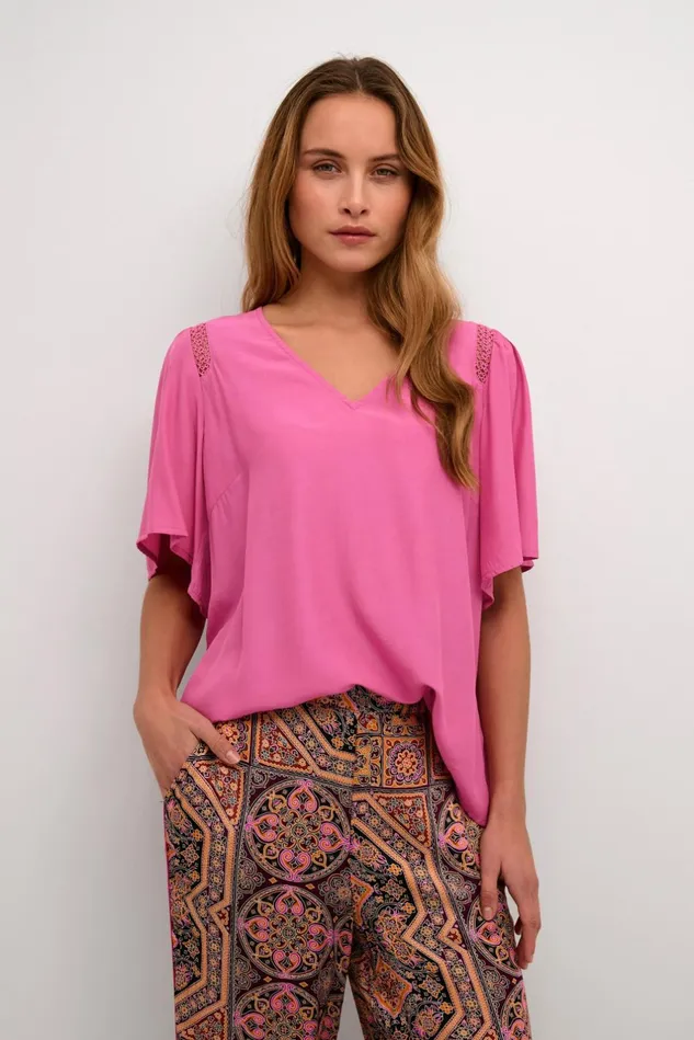 Blouses Women CULTURE CUsif Blouse Phlox Pink