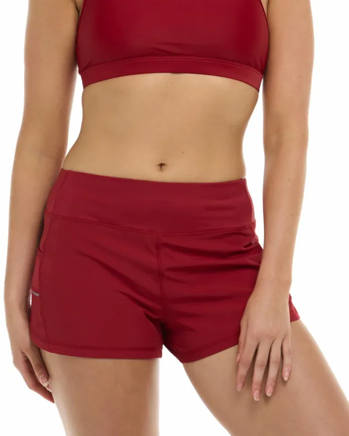 Body Glove Gym To Swim Women Smoothies Equalizer CrossOver Sports Bra 8211 Cranberry