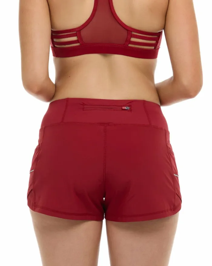 Body Glove Gym To Swim Women Smoothies Equalizer CrossOver Sports Bra 8211 Cranberry