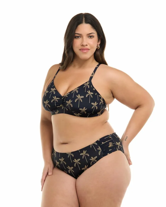 Body Glove Plus Size Swimwear Women Cayman Island Drew Plus Size Swim Top 8211 Lava Stone