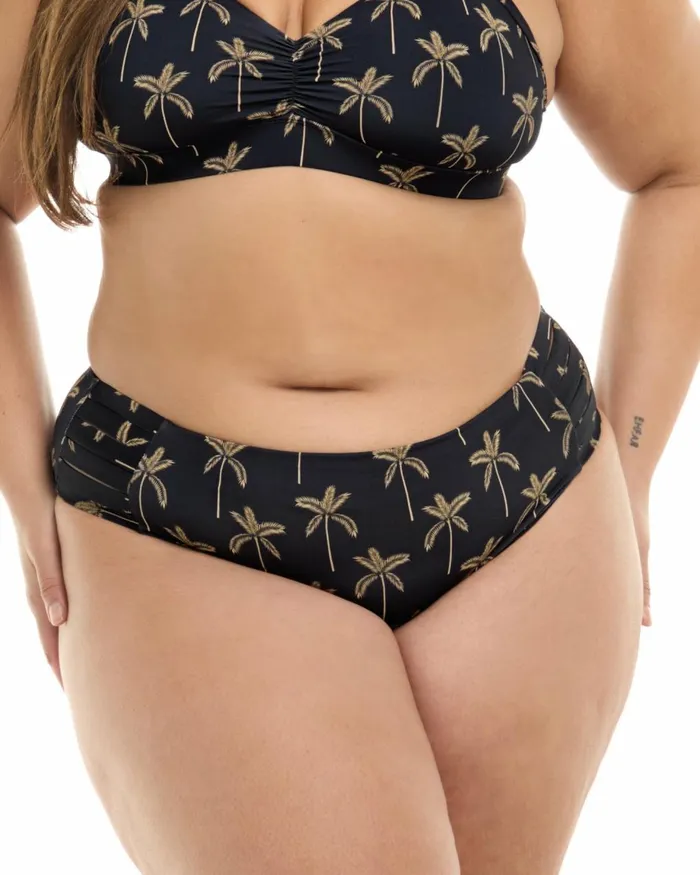 Body Glove Plus Size Swimwear Women Cayman Island Retro Plus Size Swim Bottom 8211 Lava Stone