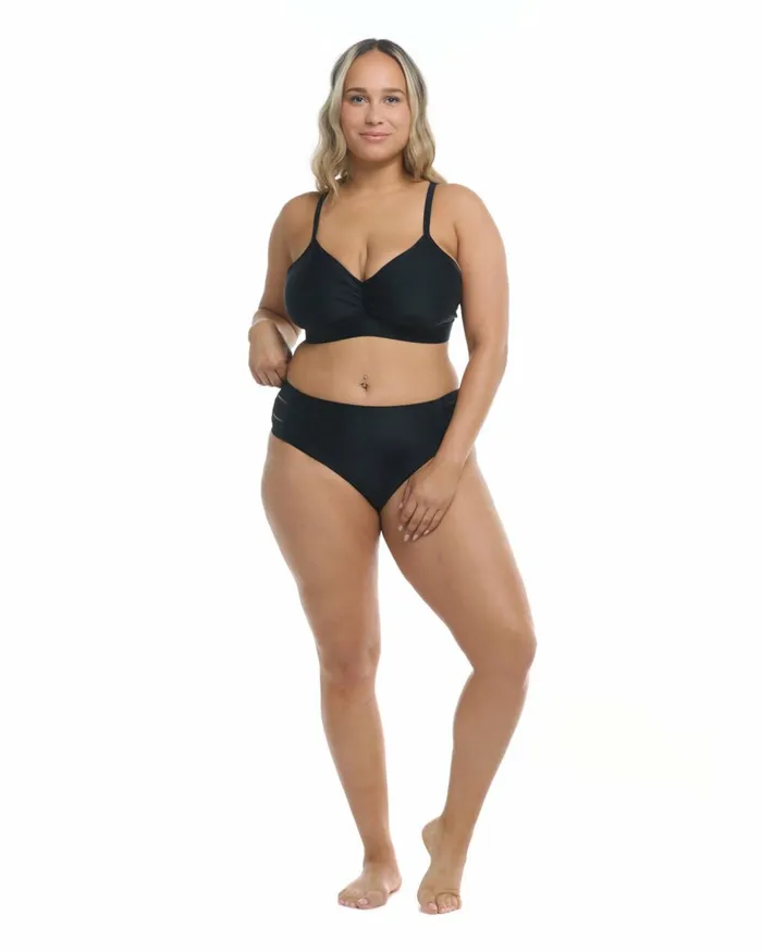 Body Glove Plus Size Swimwear Women Smoothies Drew Plus Size Bikini Top 8211 Black