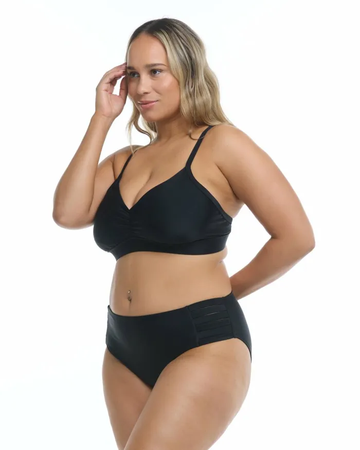 Body Glove Plus Size Swimwear Women Smoothies Drew Plus Size Bikini Top 8211 Black