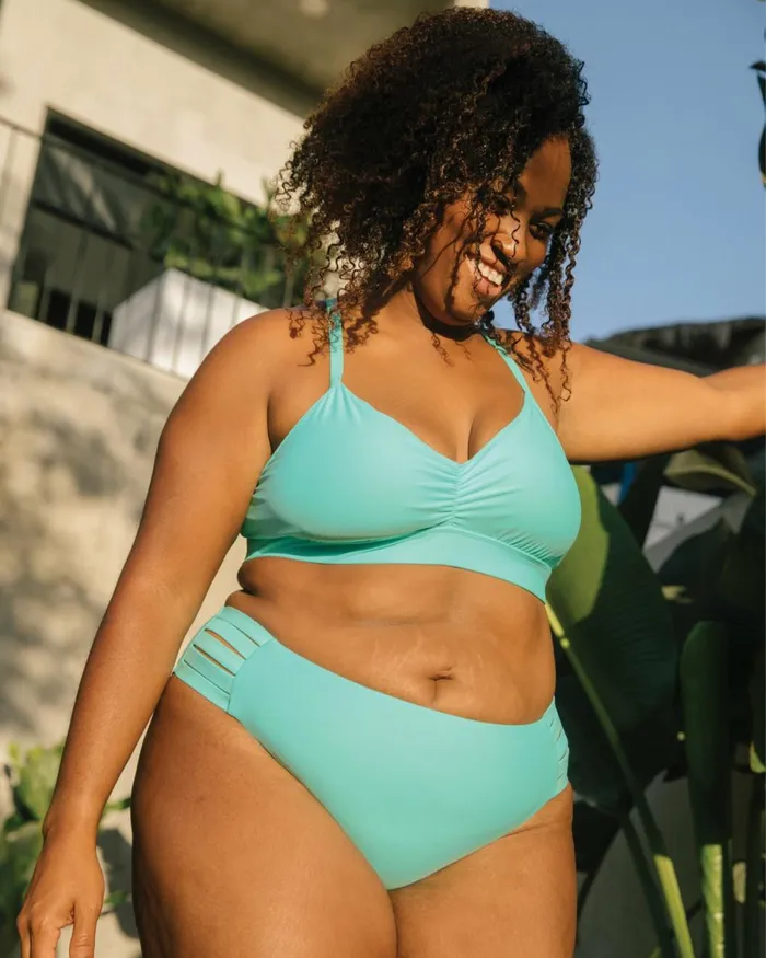 Body Glove Plus Size Swimwear Women Smoothies Drew Plus Size Swim Top 8211 Sea Mist