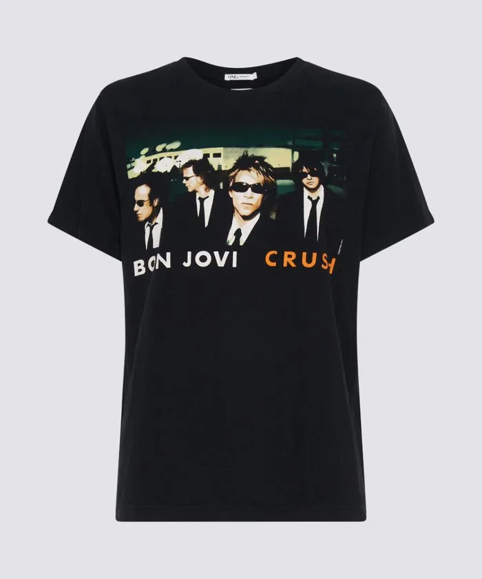 BON JOVI CRUSH VINTAGE TEE Women One Teaspoon Tees and Tanks