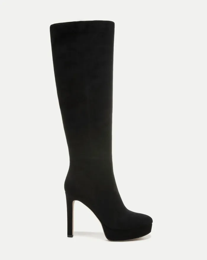 Boots and Booties Shop Veronica Beard Dali Platform Tall Boot Black