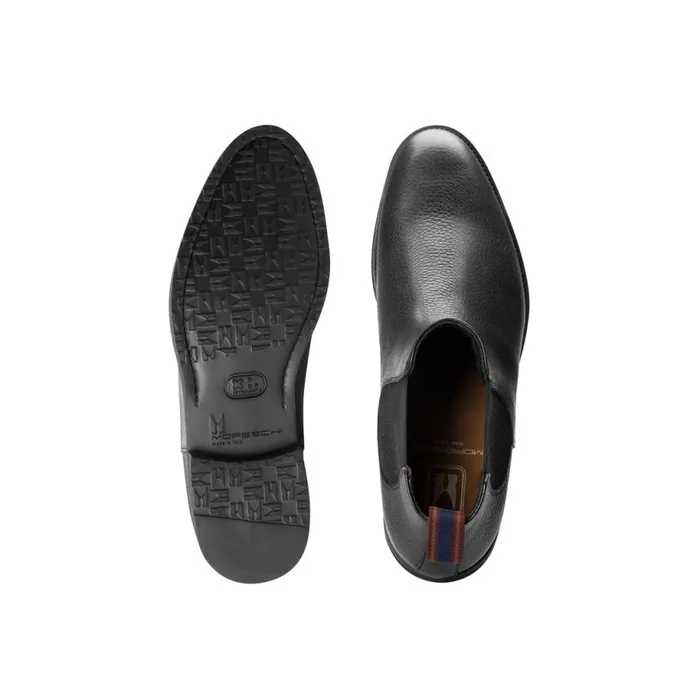 Boots Men Moreschi Black Leather Boot