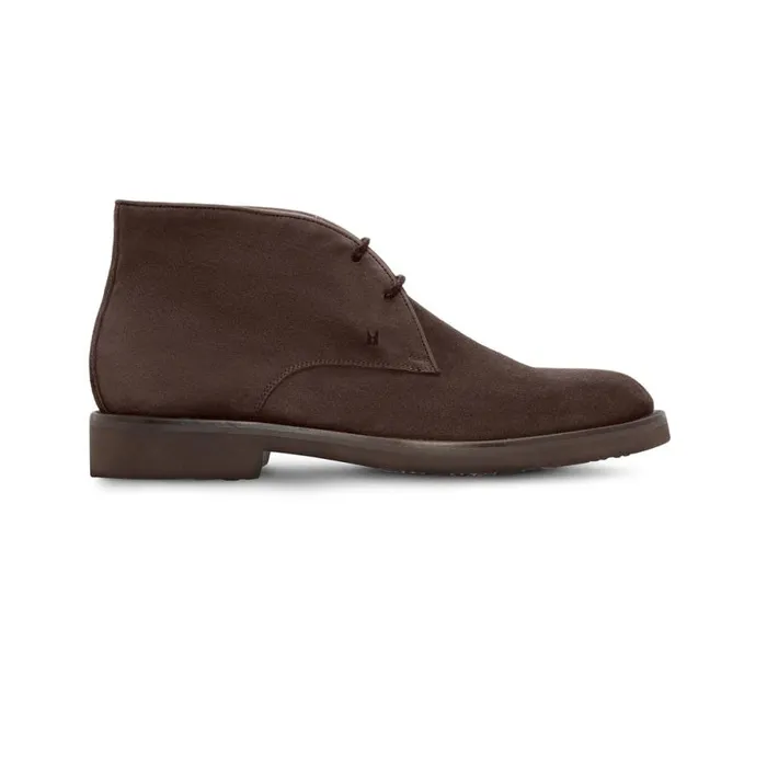 Boots Men Moreschi Brown Suede Desert Boot