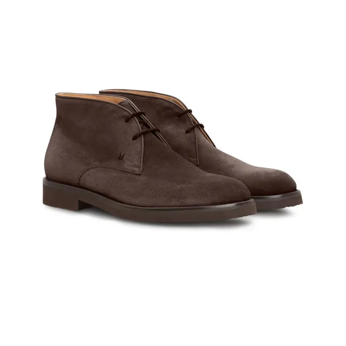 Boots Men Moreschi Brown Suede Desert Boot