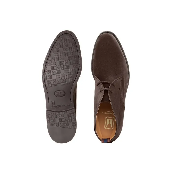 Boots Men Moreschi Brown Suede Desert Boot