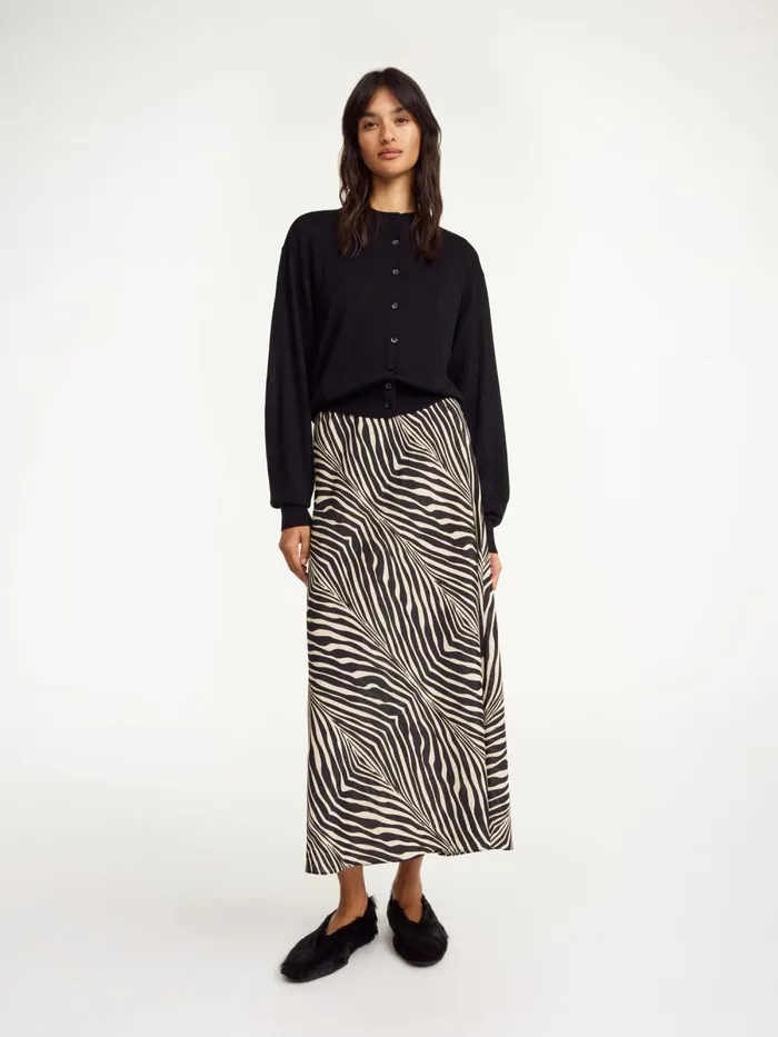 Boshan Maxi Skirt Zebra Women By Malene Birger Skirts