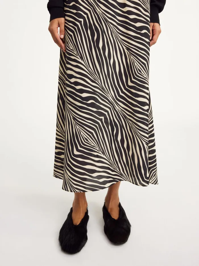 Boshan Maxi Skirt Zebra Women By Malene Birger Skirts