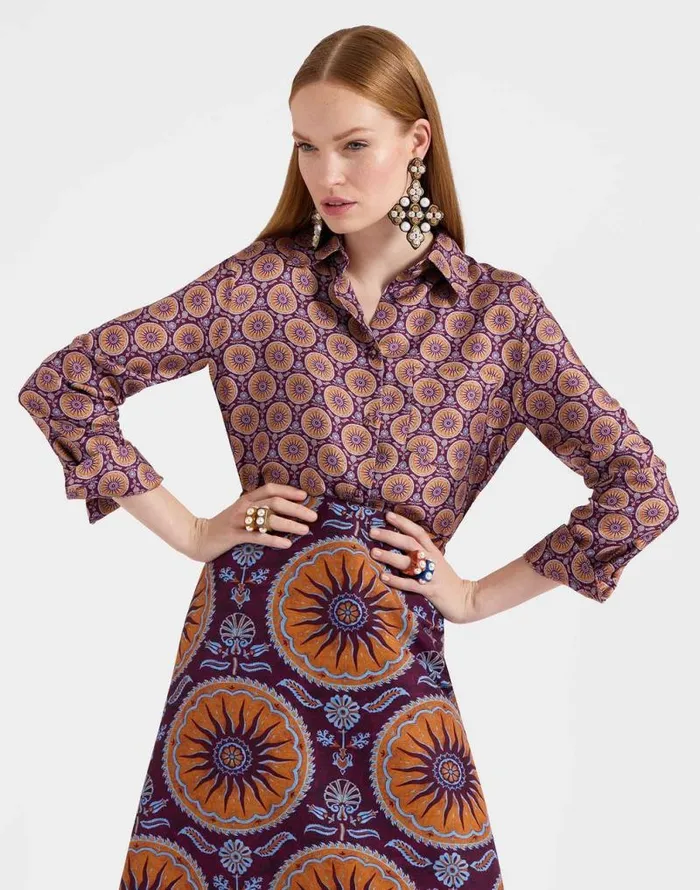 Boy Shirt Sovereign Mini Purple Women La Double J Shirts and Tops